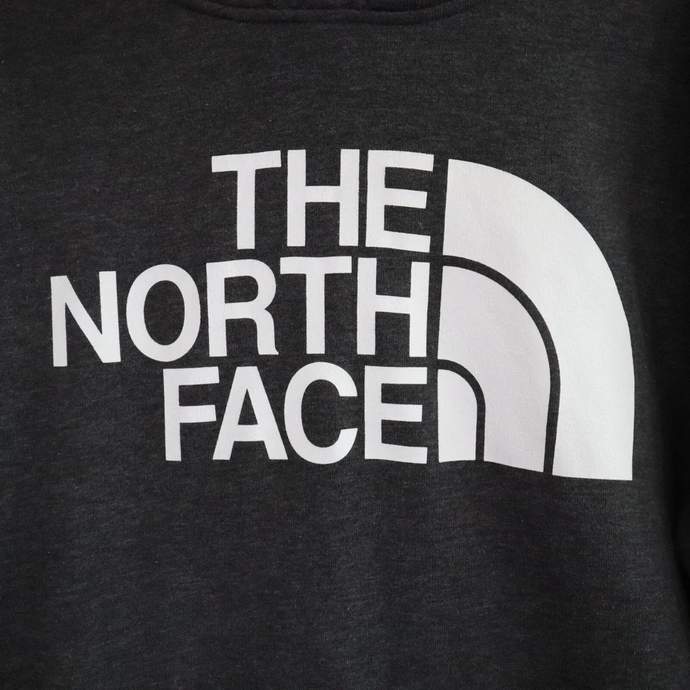 The North Face Hoodie Mens‎ Medium Activewear Pullover Fleece Gray Long Sleeve